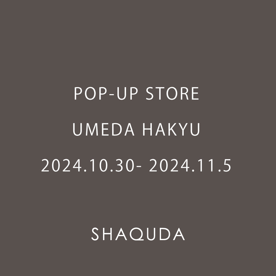 阪急うめだ本店POP UPのご案内(10/30-11/5)