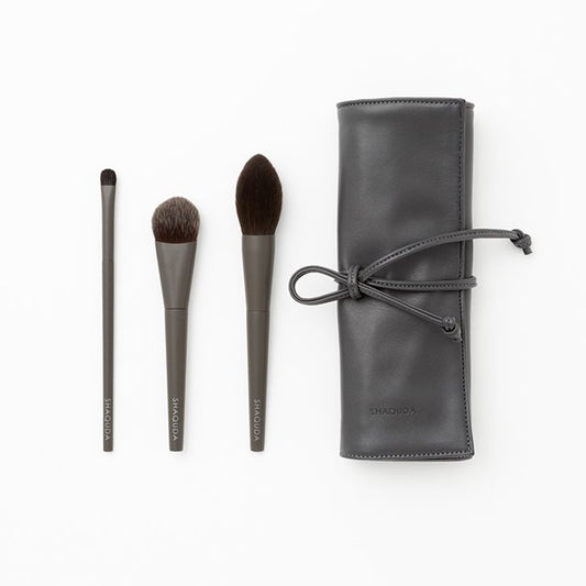 OWN 3 Brushes & Makeup Brush case