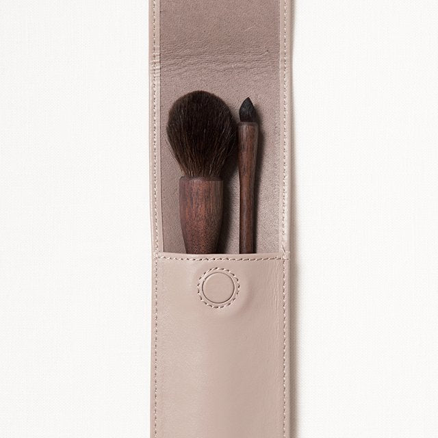 Leather brush case S