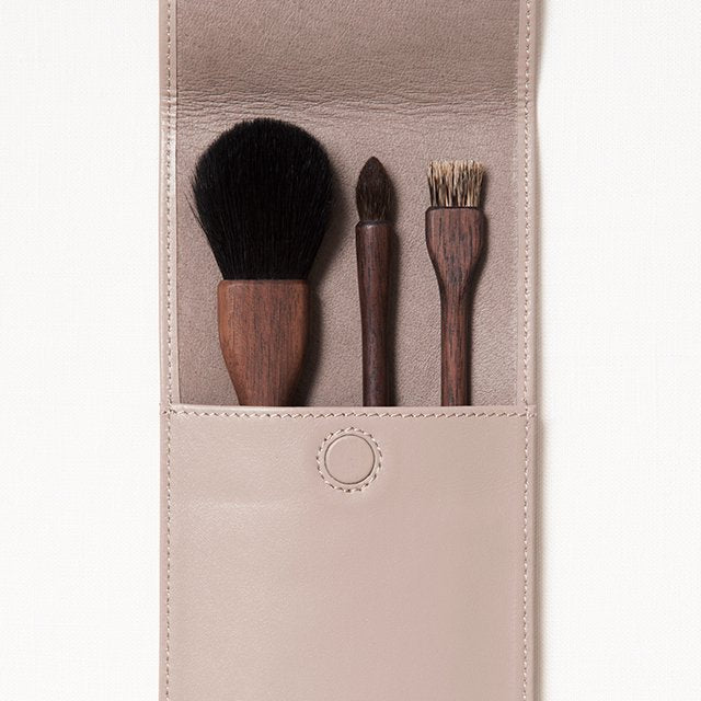 Leather brush case L
